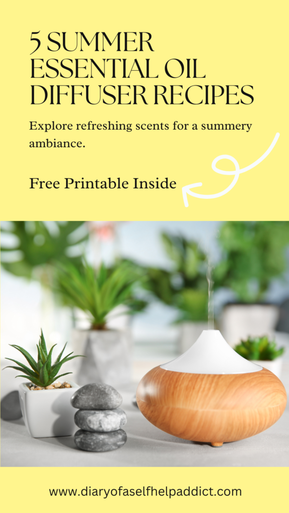 5 summer essential oil diffuser recipes 