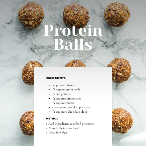 pumpkin spice protein ball recipe