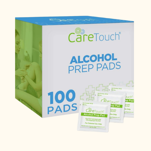 alcohol prep pads from Amazon