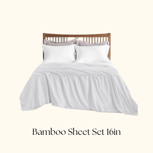 bamboo sheet set 18in amazon