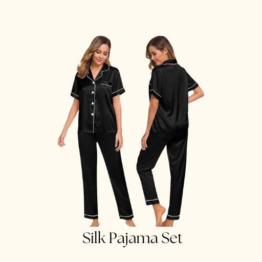 silk pajama set