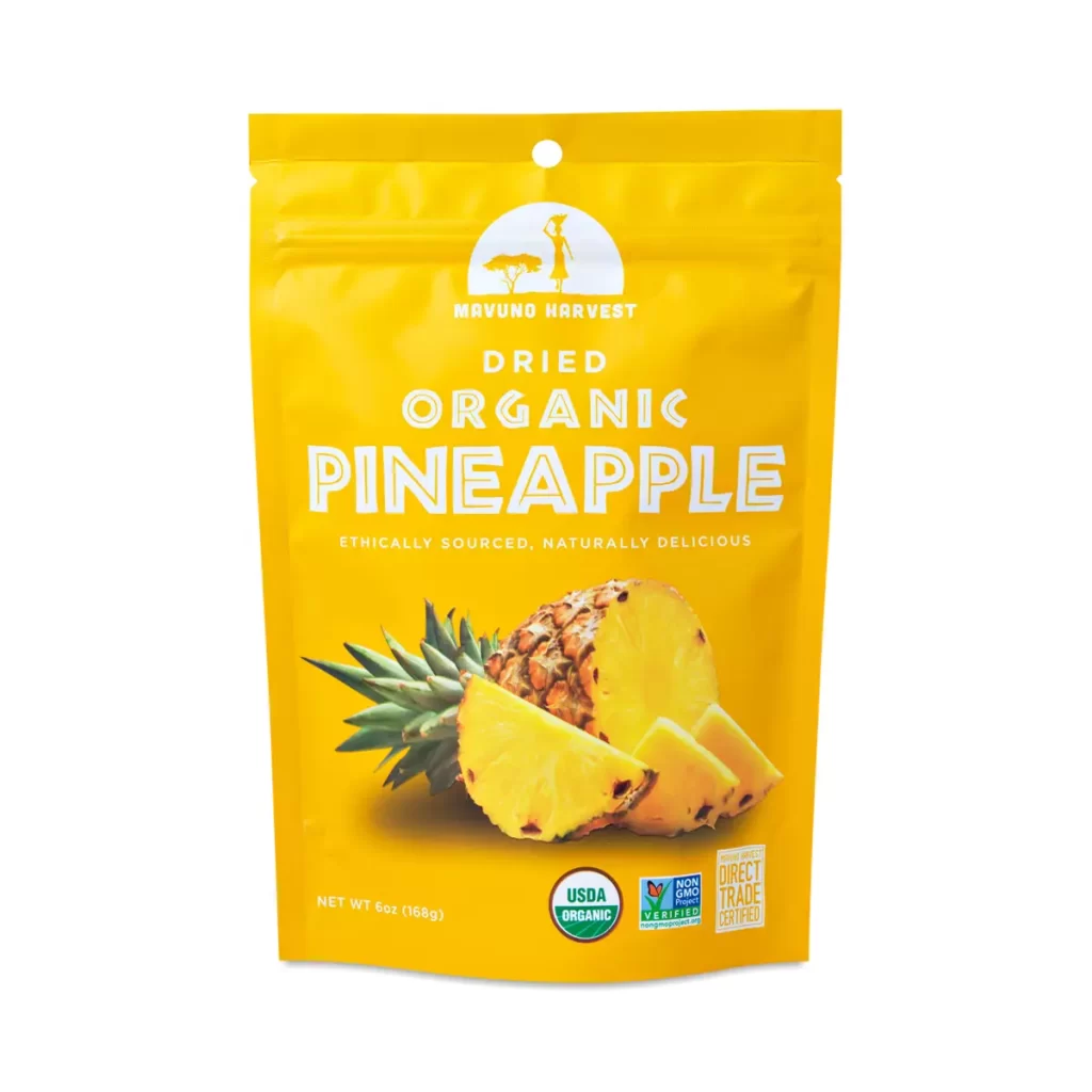 organic dried pineapple from thrive market