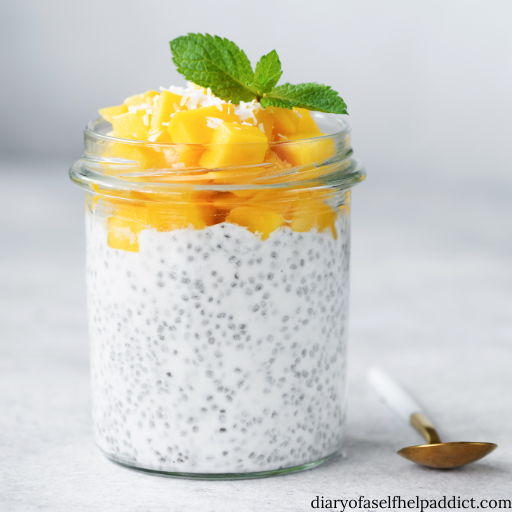 mango chia pudding