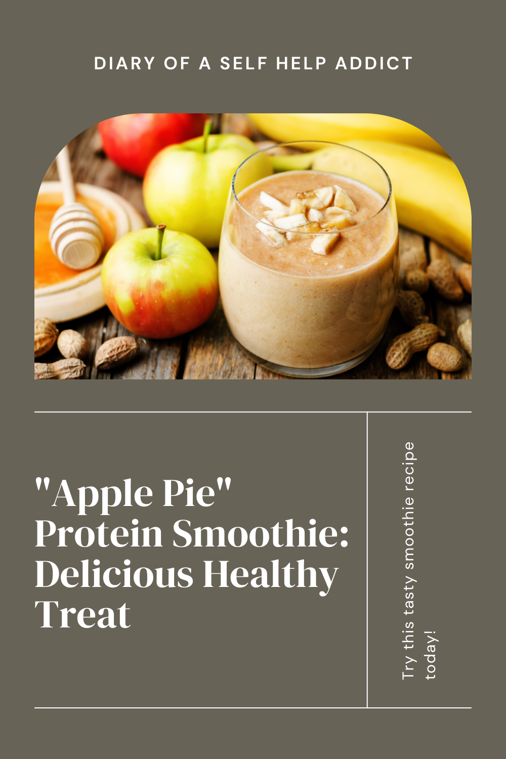 apple pie protein smoothie