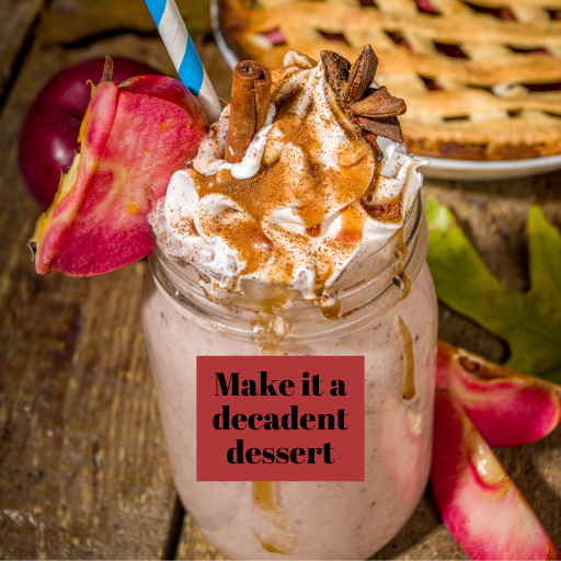 make it a decadent dessert