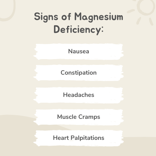 signs of magnesium deficiency