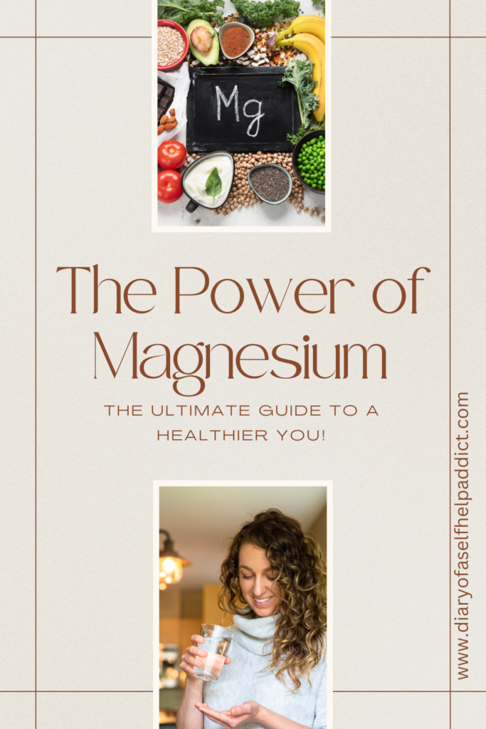 the power of magnesium. the ultimate guide to a healthier you. 