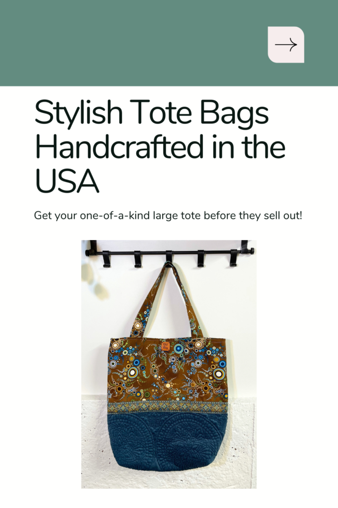 stylish tote bags handcrafted in the USA