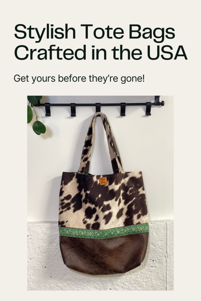 stylish tote bags crafted in the USA