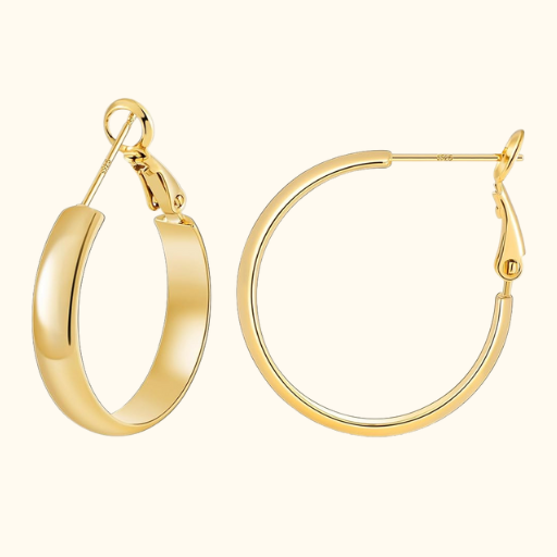 Gold Hoop Earrings