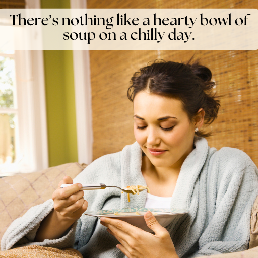 There's nothing like a hearty bowl of soup on a chilly day