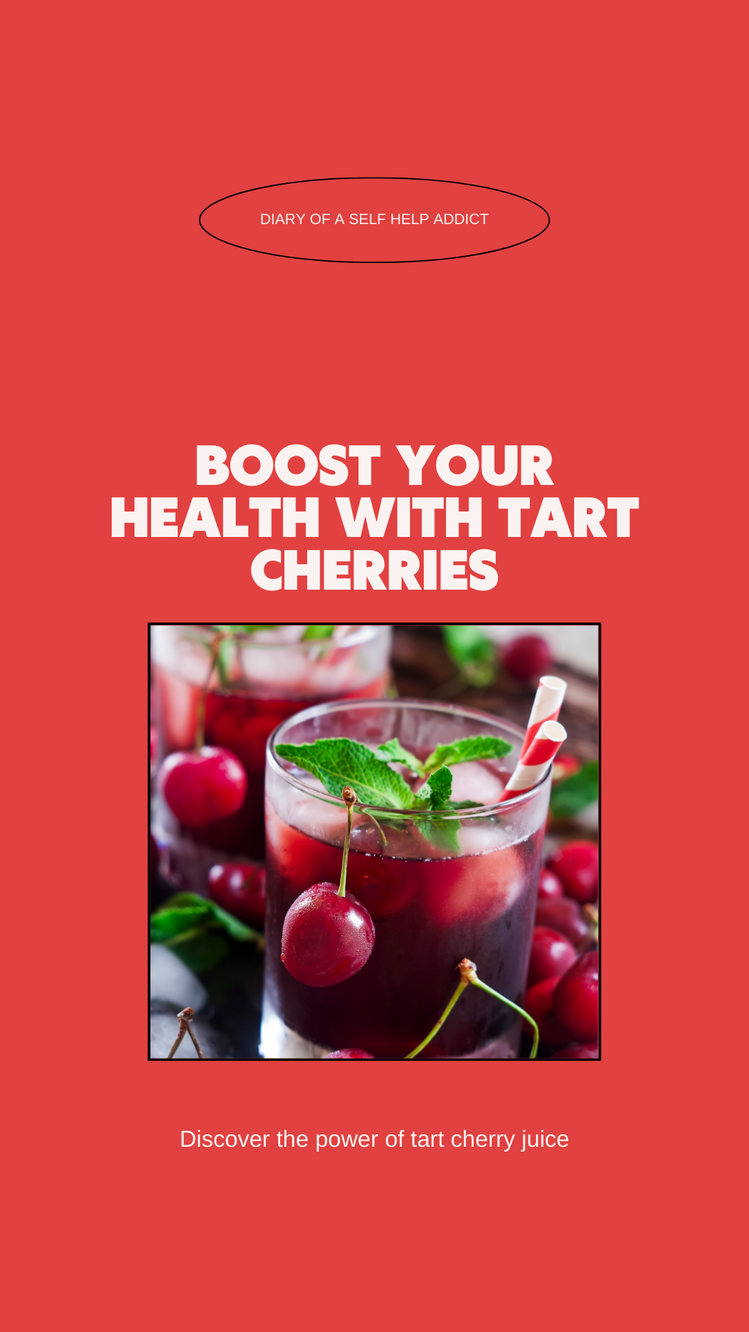 boost your health with tart cherries