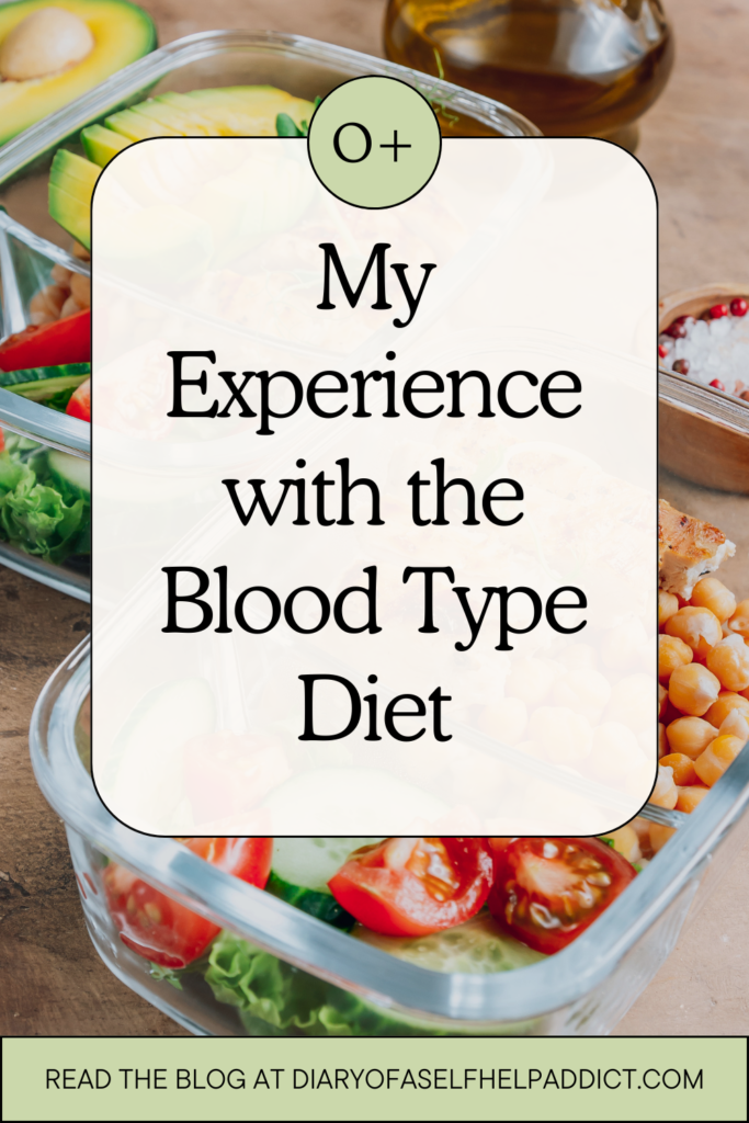 My experience with the blood type diet as an O+ blood type