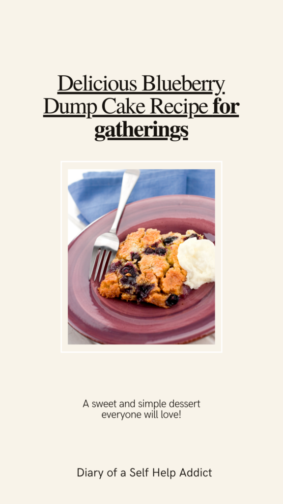 delicious blueberry dump cake recipe for gatherings