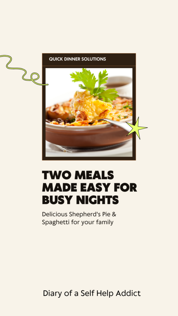 two meals made easy for busy nights