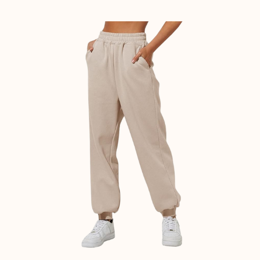 high waisted sweat pants