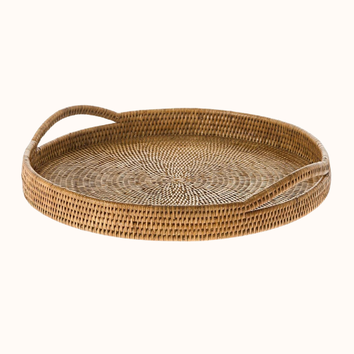 Rattan tray