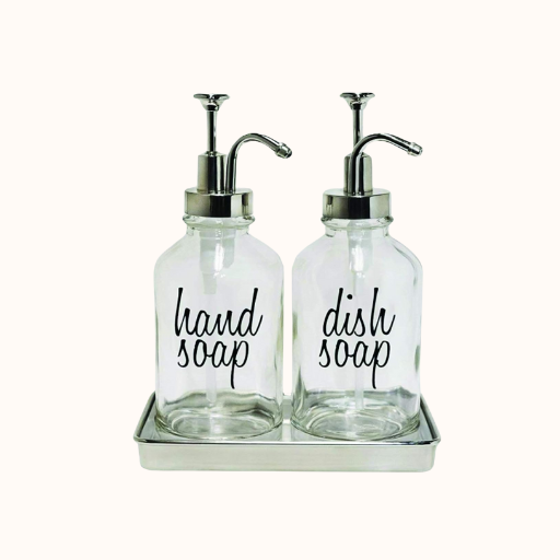 hand soap dish soap labels in multiple colors