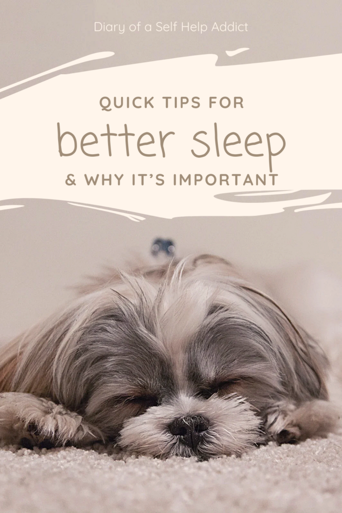 Quick tips for better sleep and why it's important