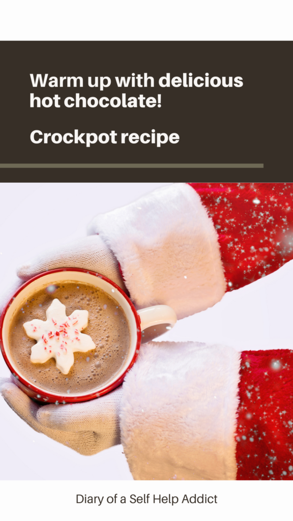 warm up with delicious hot chocolate! Crockpot recipe