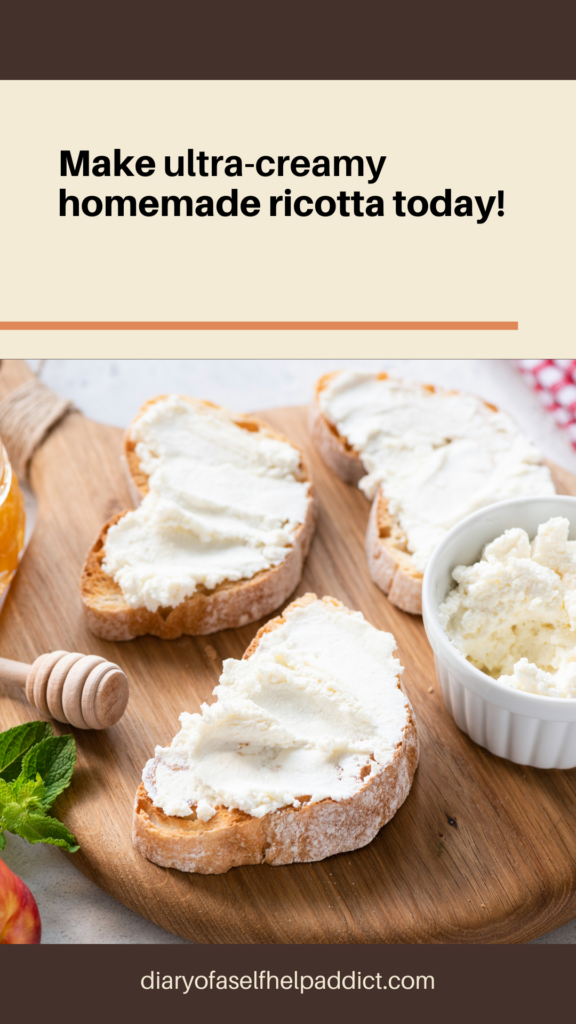 make ultra creamy homemade ricotta today!