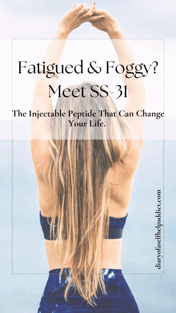 Fatigued & Foggy? Meet SS-31. The injectable peptide that can change your life. 