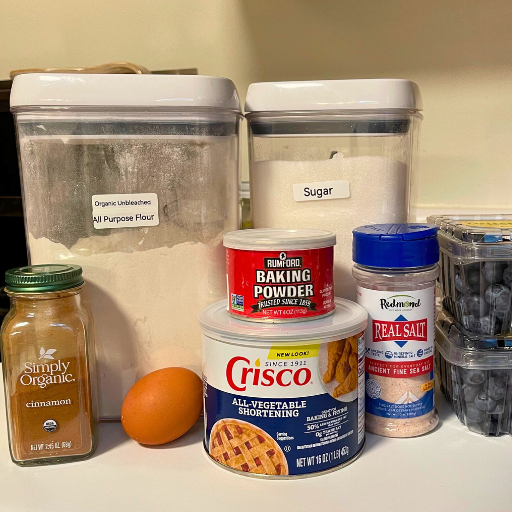 Blueberry Cake Ingredients