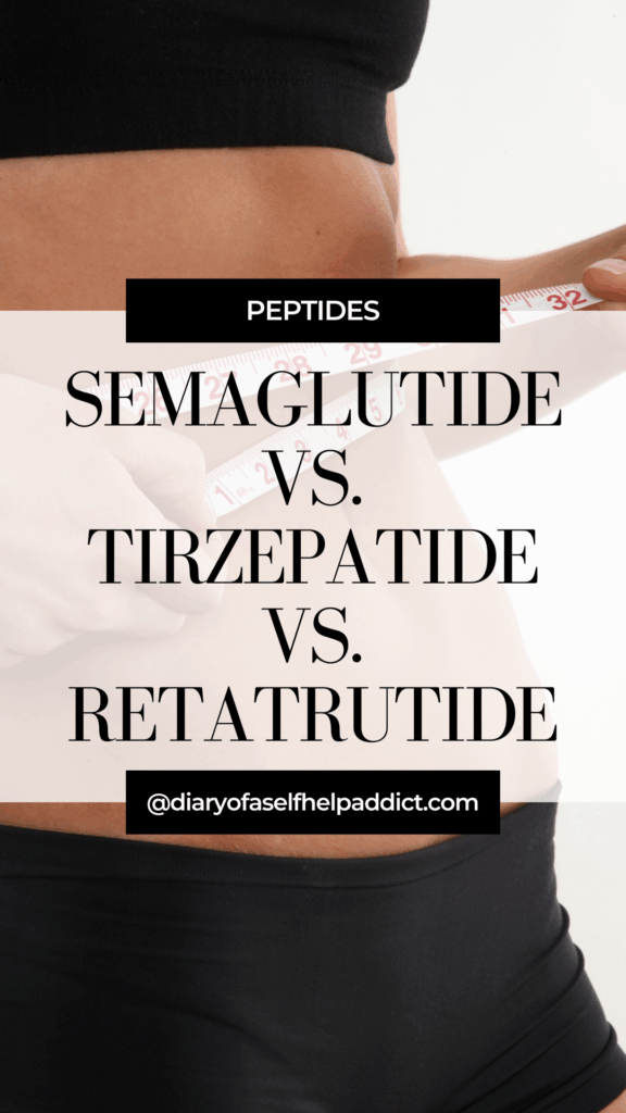 peptides: semaglutide, vs. trizepatide vs retatrutide