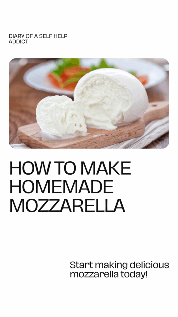 how to make homemade mozzarella