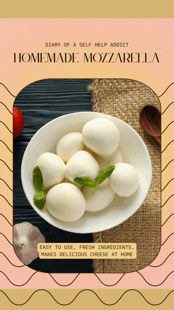 homemade mozzarella