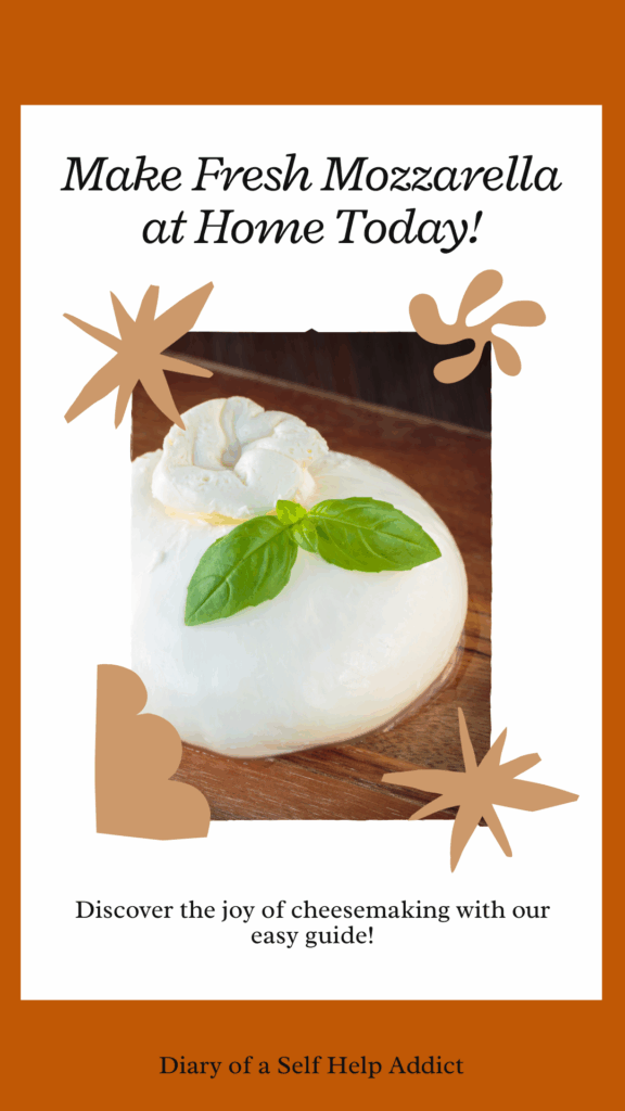make fresh mozzarella at home today!