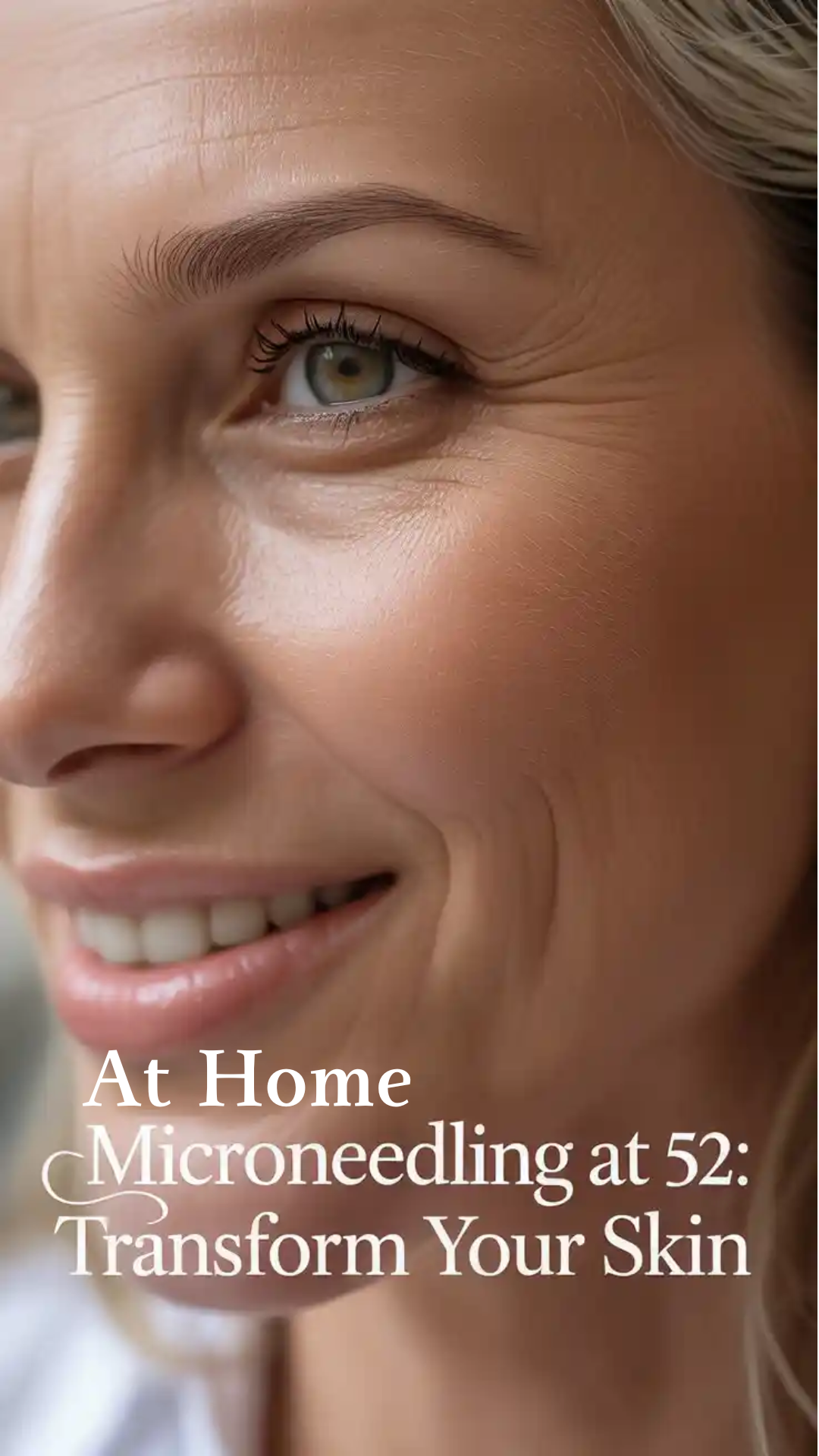 At Home Microneedling at 52: Transform Your Skin