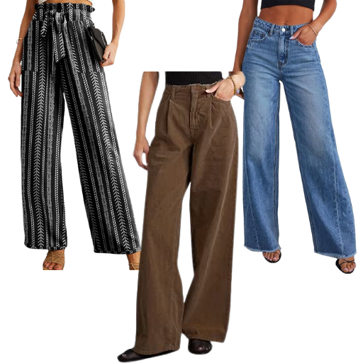Wide-leg Pants and Jeans