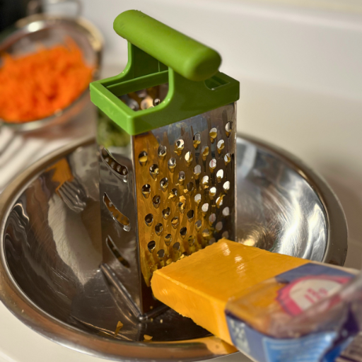 shred your own cheddar cheese!