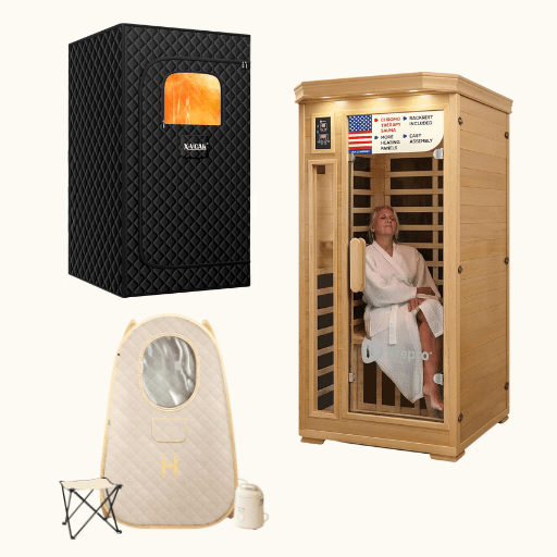 three at-home personal saunas