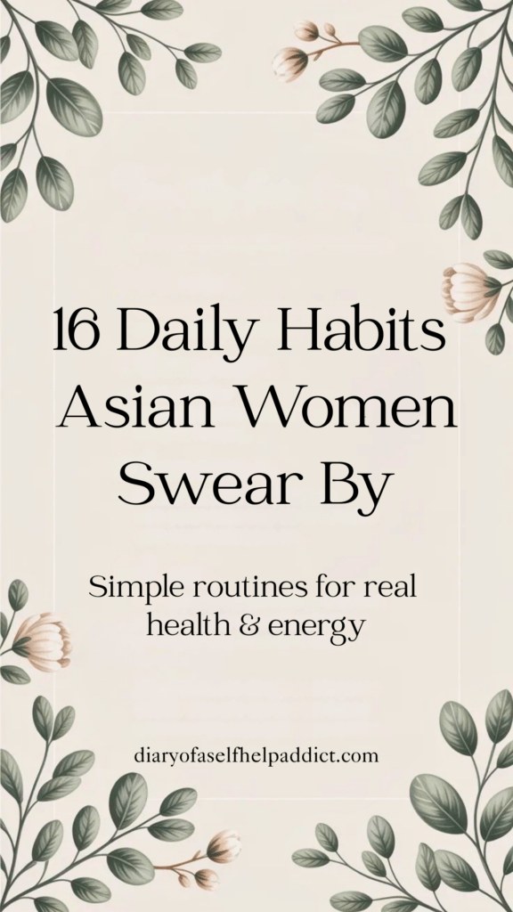 Clean, minimal Pinterest-style graphic with soft beige/neutral background, subtle botanical elements (like leaves or soft florals). Organized layout suggesting a list (but not too crowded). Calm, aesthetic, easy to read.