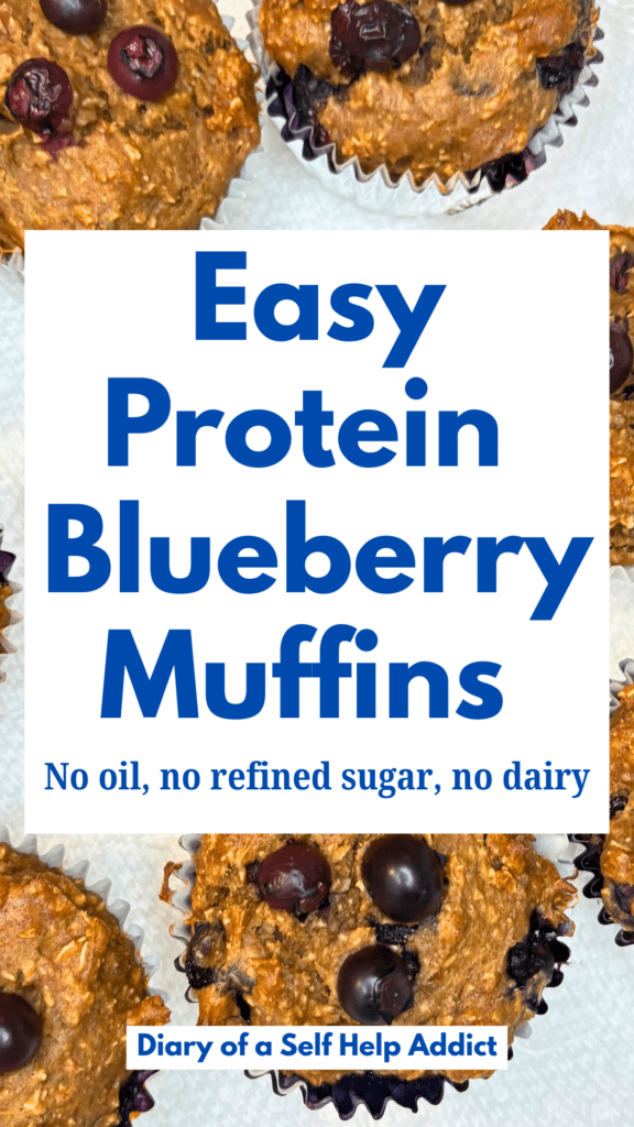 easy protein blueberry muffins