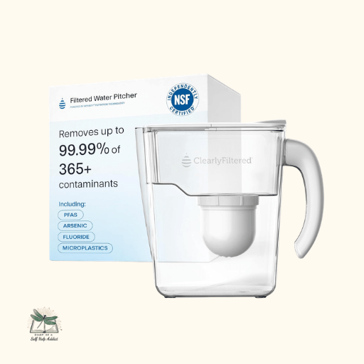 clearly filtered water pitcher