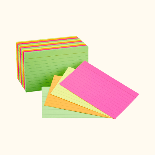 Index Flash Cards