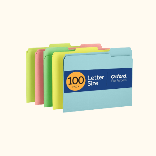 Oxford Colored File Folders
