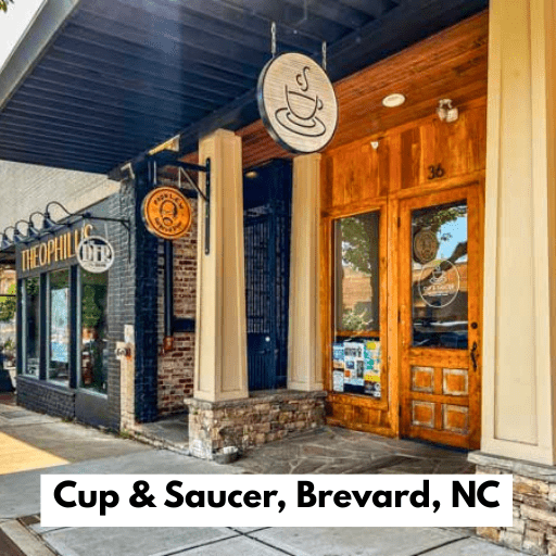 Cup & Saucer, Brevard, NC