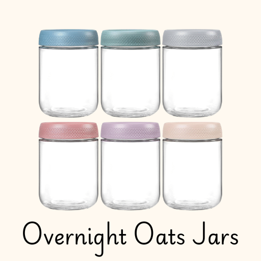 overnight oats jars