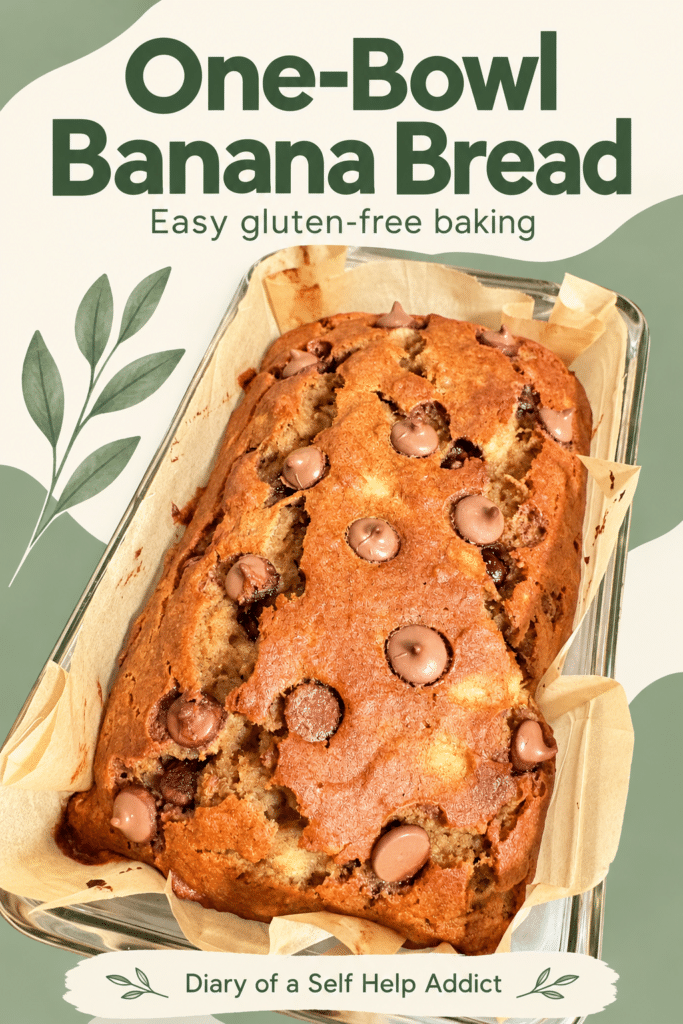 one bowl banana bread; easy gluten-free baking